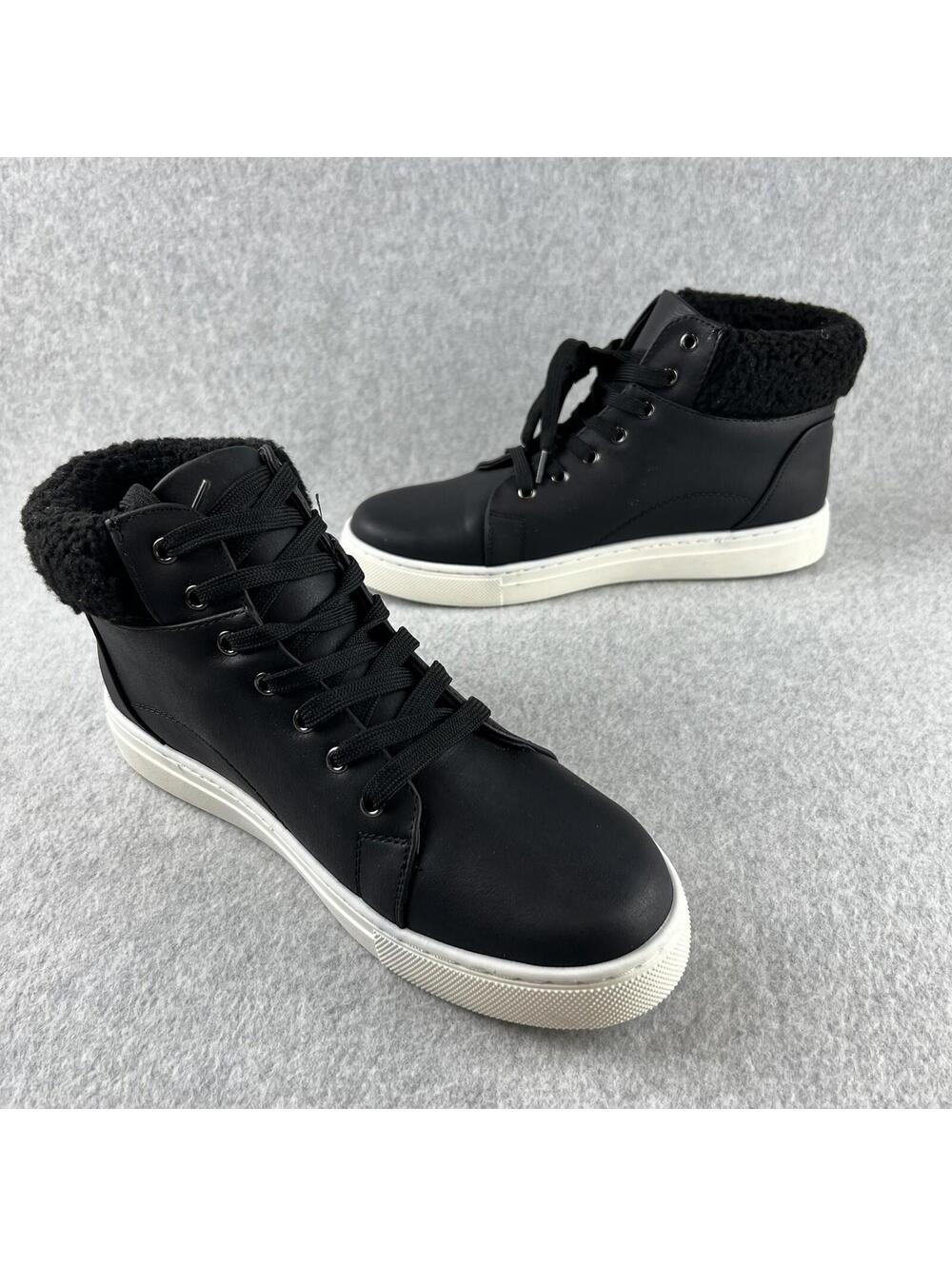 Sonoma Sneakers Women's Size 10 Fleece Trim Mid Top Winter Casual